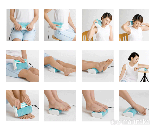 プチローラーのいろいろな使い方